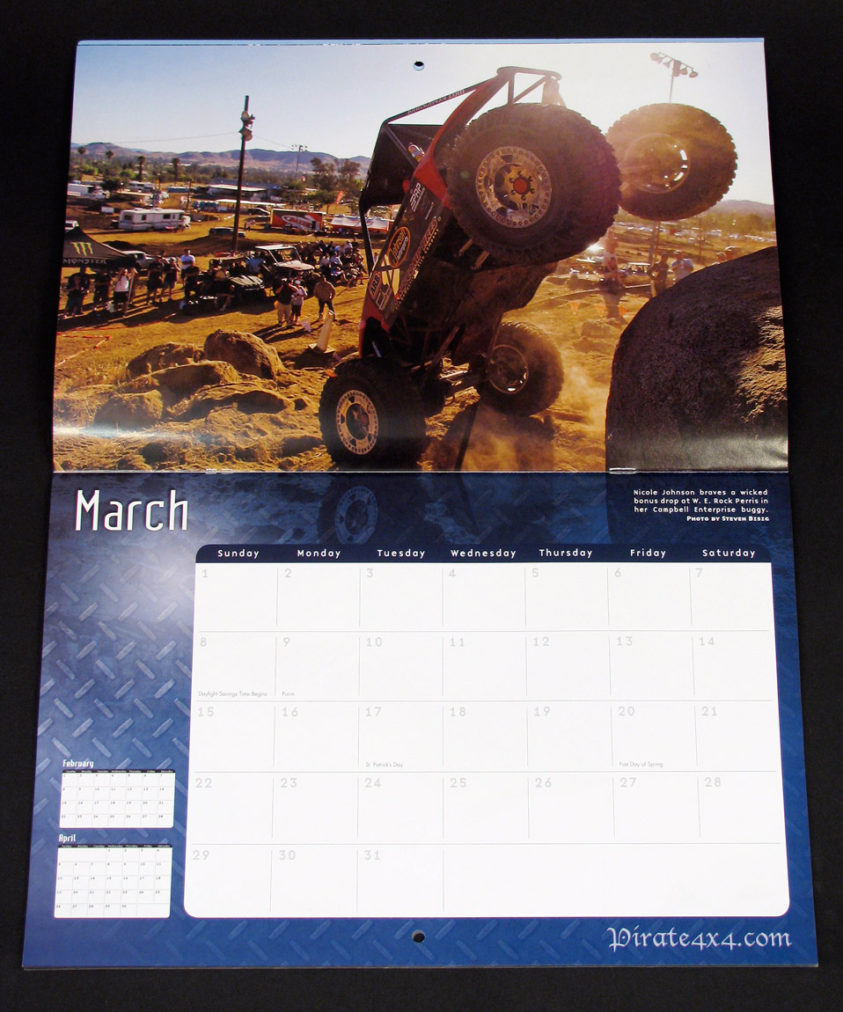 Pirate 4×4 2009 Calendar Mar