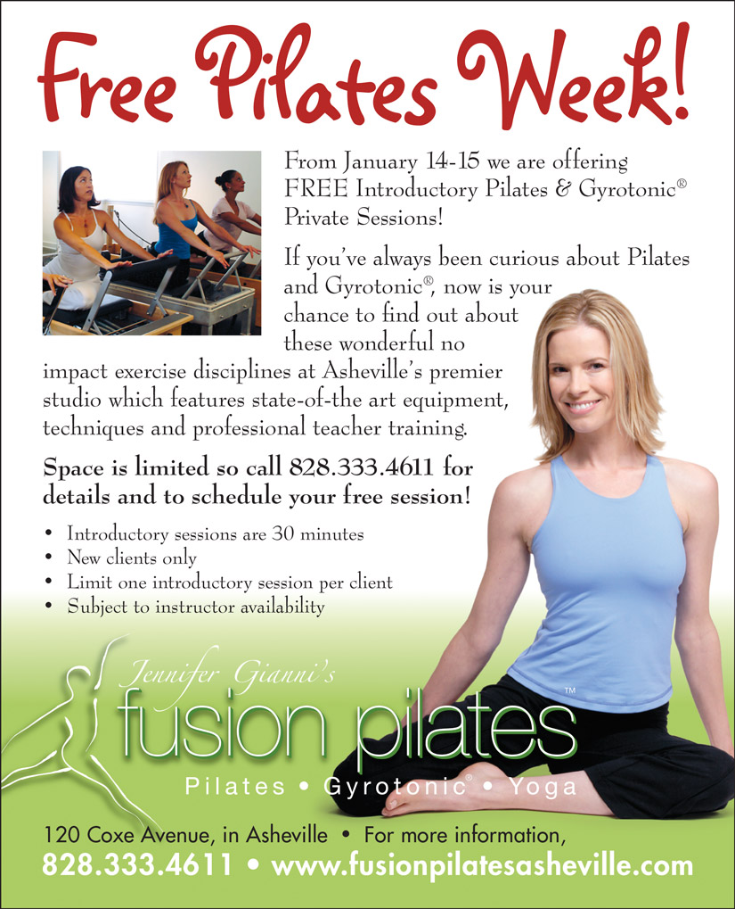 Jen Gianni Pilates Free Pilates Week Ad