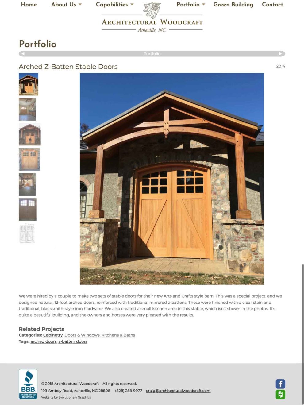 Architectural Woodcraft Evolutionary Graphics Print and  Design